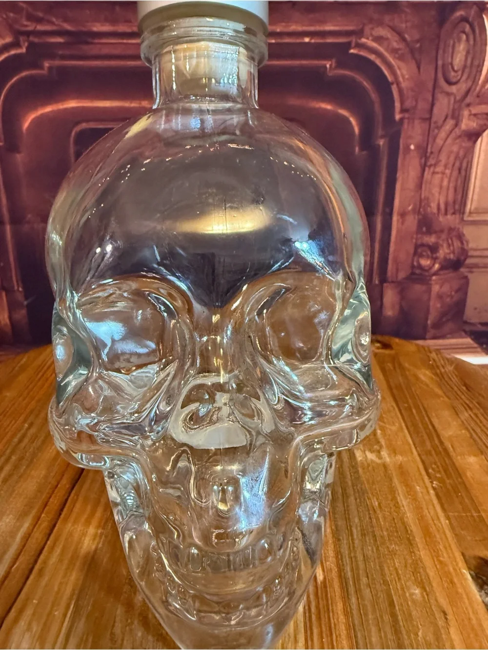 Crystal Head Skull Dan Aykroyd Skull Bottle Decorative for Home Decor Halloween
